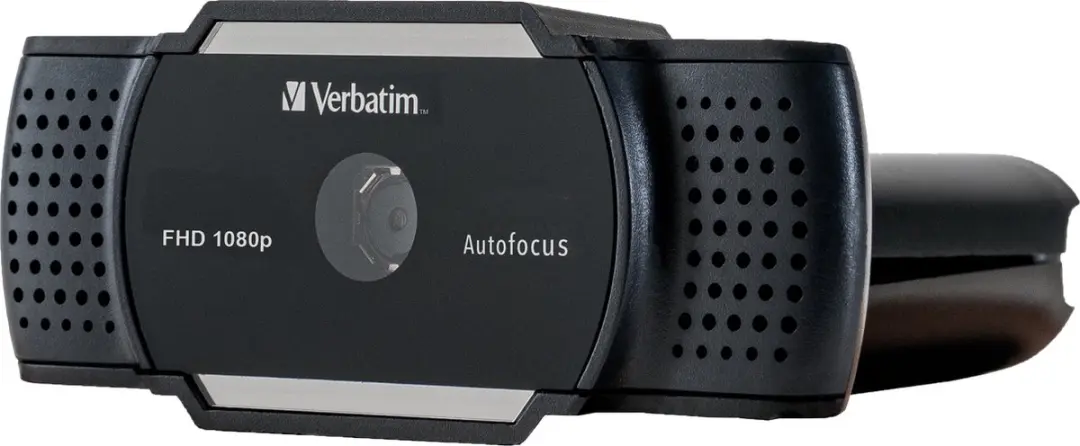 Verbatim AWC-01 Webcam - Full HD Autofocus - Zwart