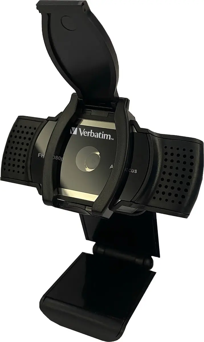 Verbatim AWC-01 Webcam - Full HD Autofocus - Zwart