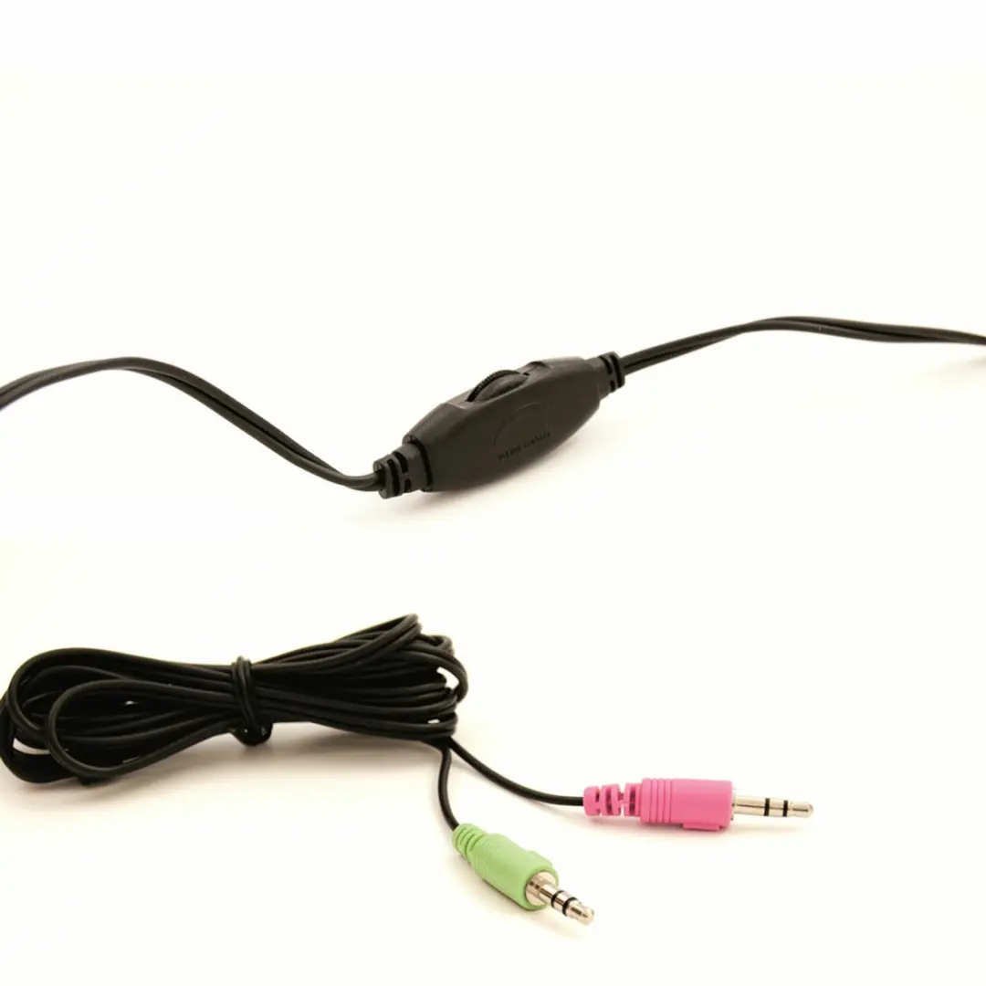 Ewent EW3563 Headset 2x 3.5mm Jack 2,1m - Zwart