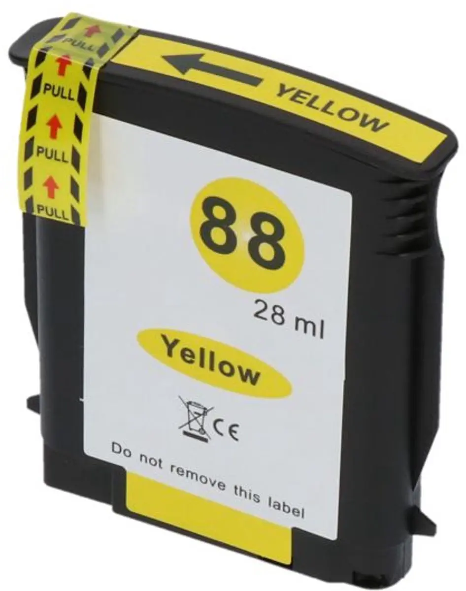 PrintAbout Inktcartridge C9393AE Geel - 28ml - o.a. HP OfficeJet Pro 8600