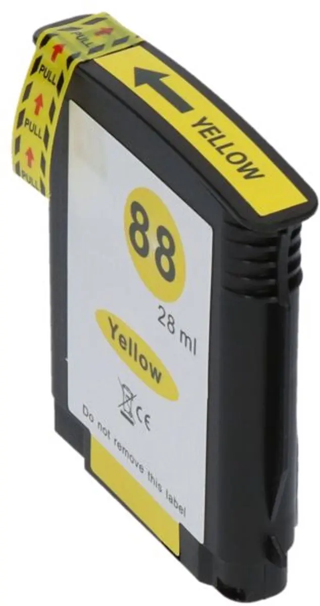PrintAbout Inktcartridge C9393AE Geel - 28ml - o.a. HP OfficeJet Pro 8600
