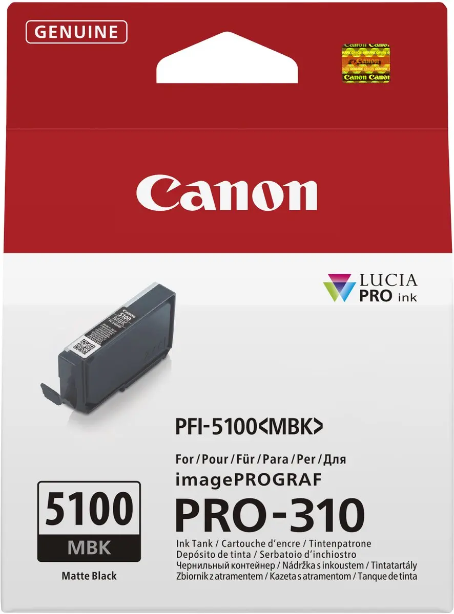 Canon PFI-5100 MBK Inktcartridge