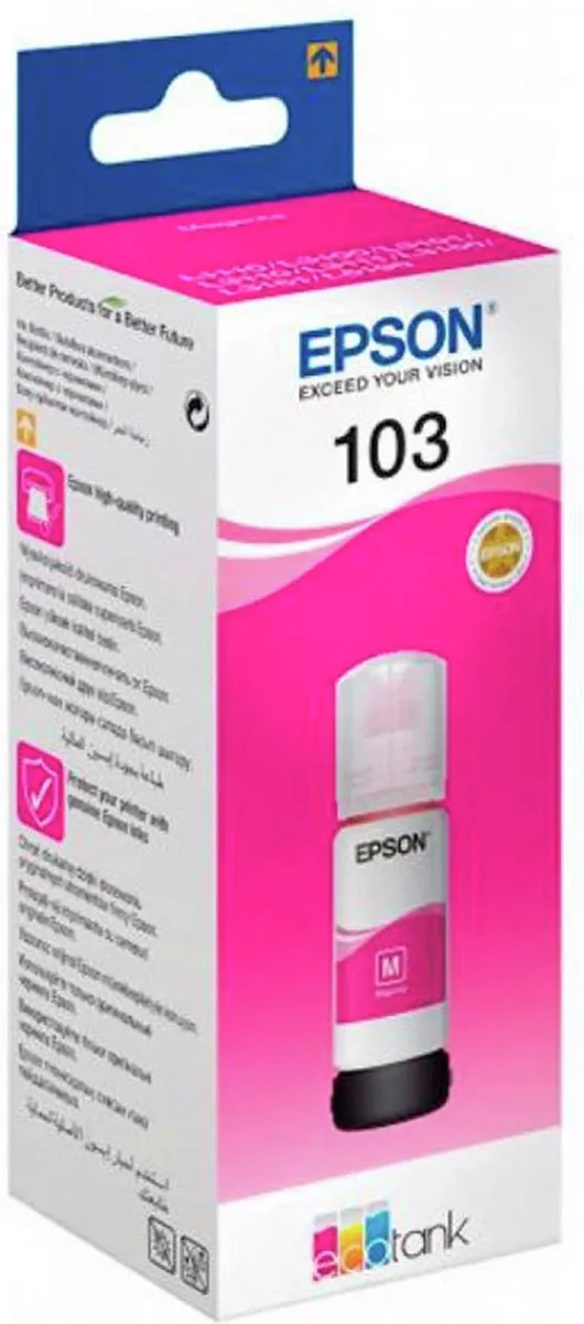 Epson Ecotank 103 Origineel Magenta C13T00S34A