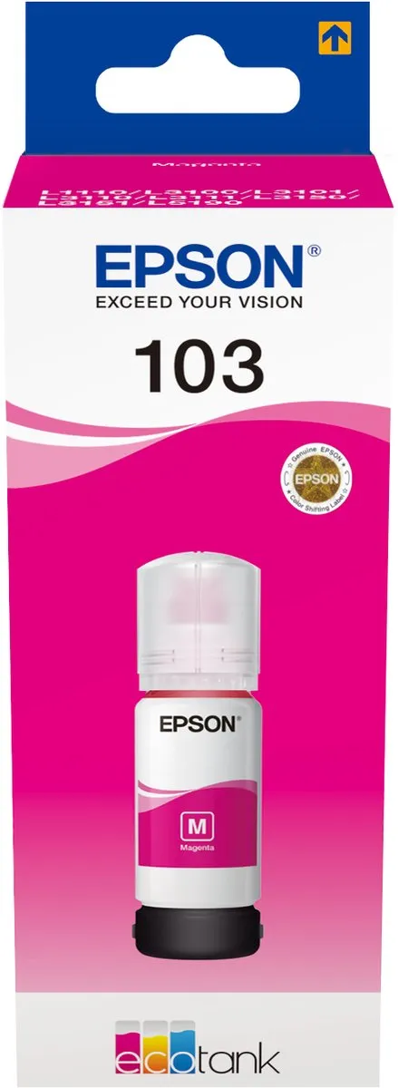 Epson Ecotank 103 Origineel Magenta C13T00S34A