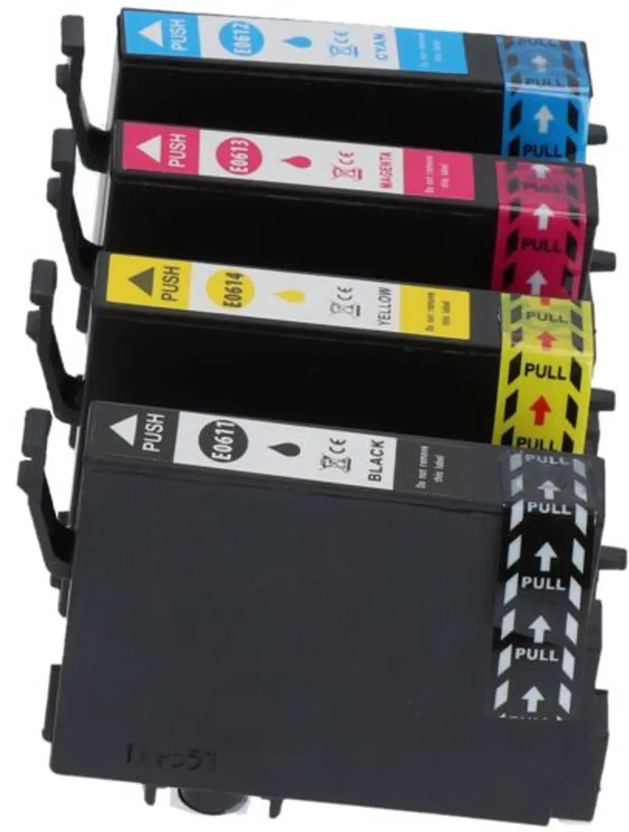 PrintAbout T0615 Inktcartridge 4 Kleuren - 63.5ml - o.a. Epson