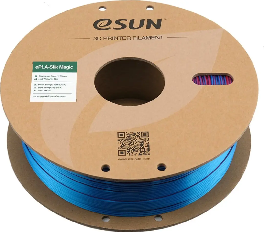 ESUN ePLA-Silk Magic Rood blauw zijdeglans - 1 kg - 1.75mm