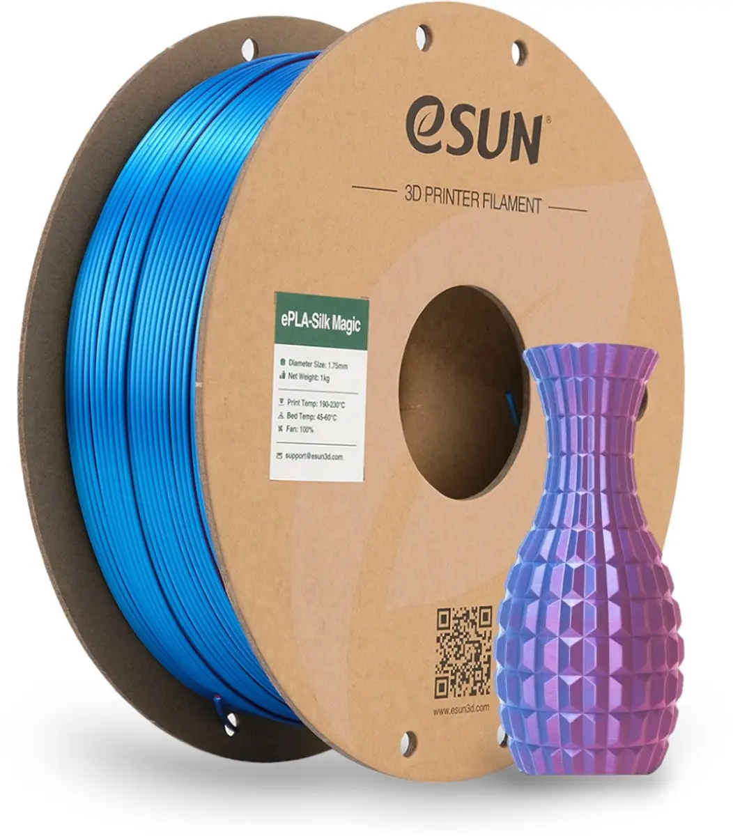 ESUN ePLA-Silk Magic Rood blauw zijdeglans - 1 kg - 1.75mm