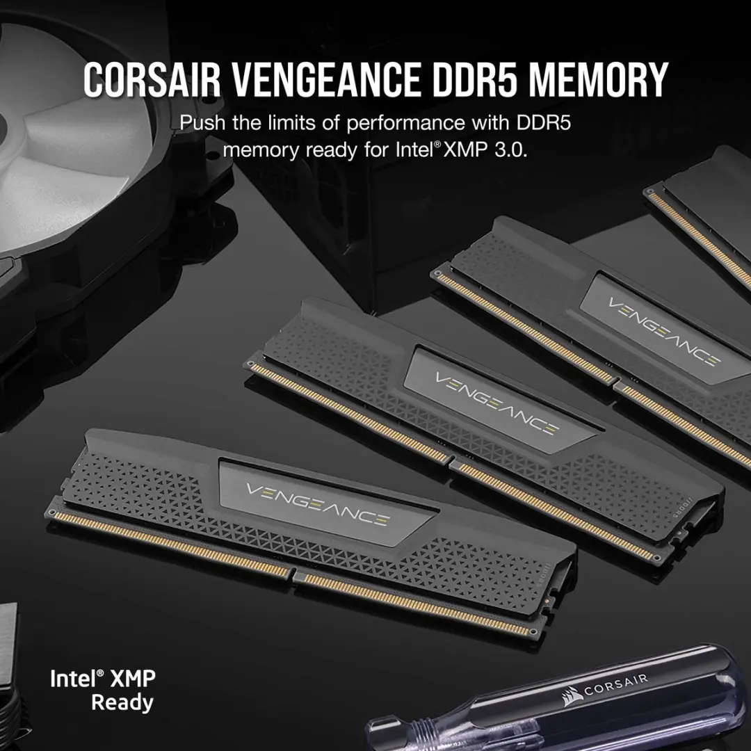 Corsair Vengeance CMK64GX5M2B6400C42 DDR5 Geheugen - 64GB (2x32GB) 6400MT/s