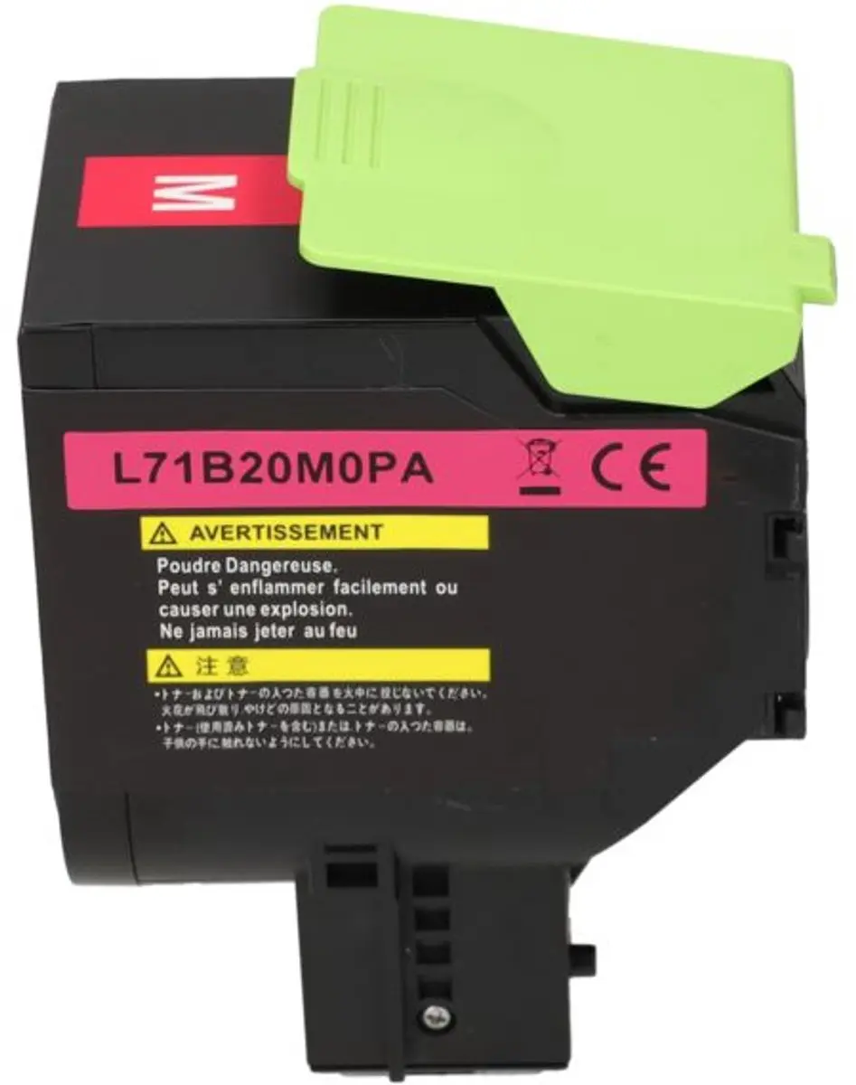 PrintAbout Lexmark 71B20M0 Toner - Magenta - 2.300 pagina's