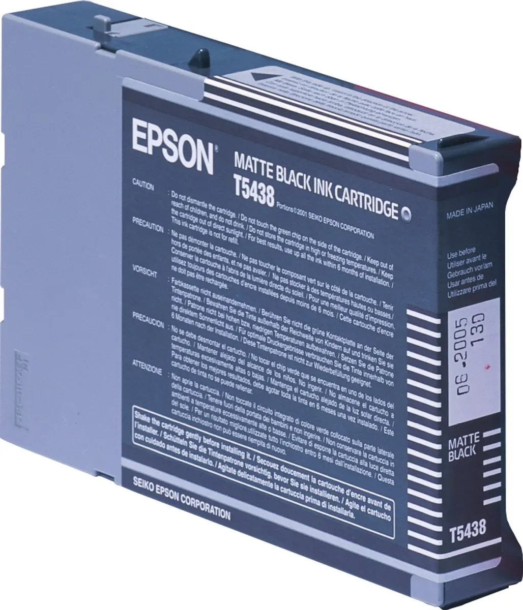 Epson T5438 Inktcartridge Zwart - 110ml