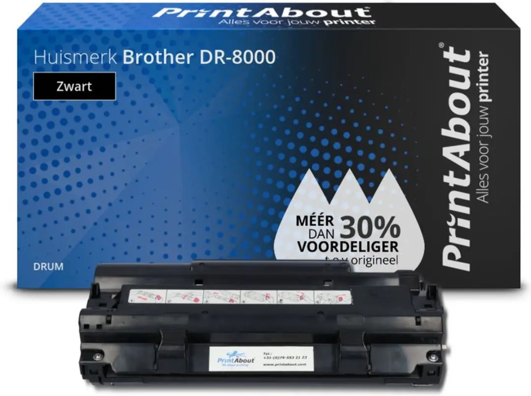 PrintAbout Brother DR-8000 Drum - 20.000 Afdrukken - Zwart