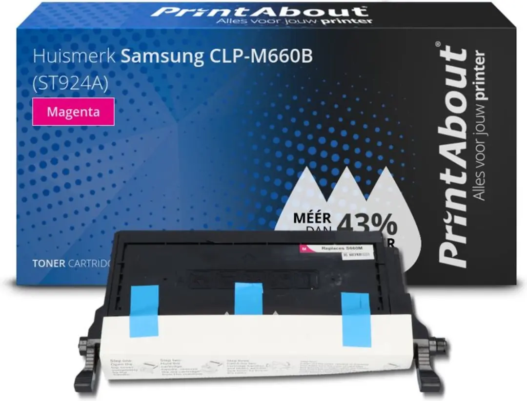PrintAbout CLP-M660B Toner Magenta - 5.500 Stuks