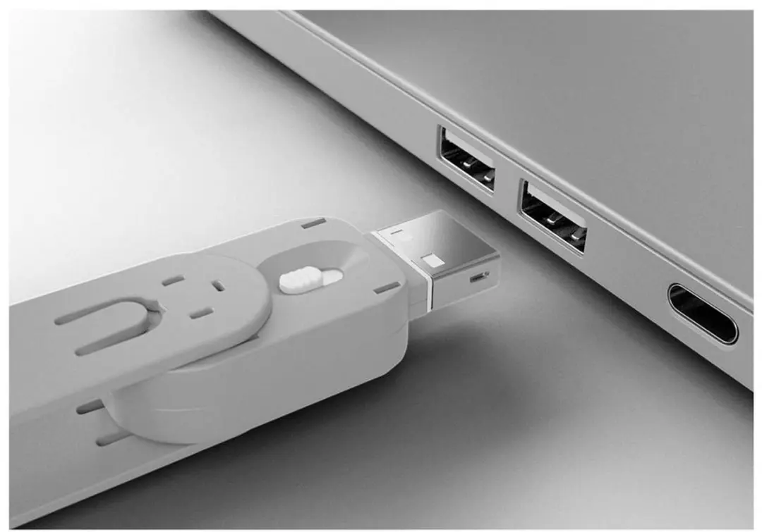 Lindy USB-Port Slot 40454 - 4 Stuks Wit
