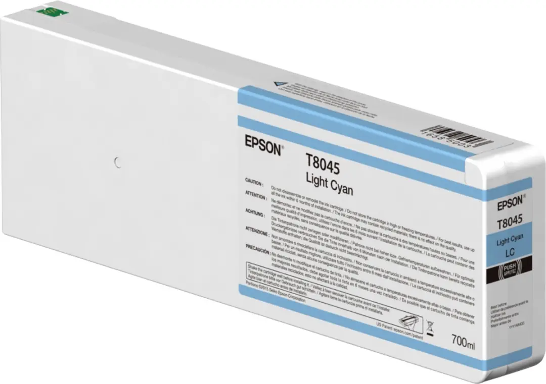 Epson T804500 Cartridge Lichtyaan 700ml