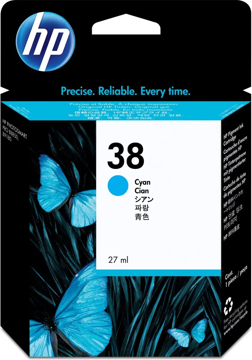 HP 38 C9415A Inktcartridge