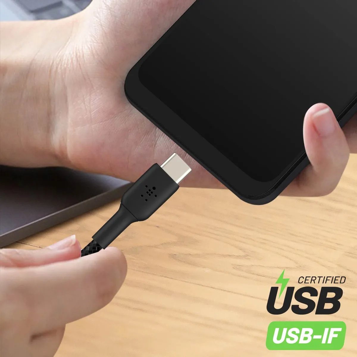 Belkin CAB002bt1MBK USB-C naar USB-A Kabel 1m - Zwart