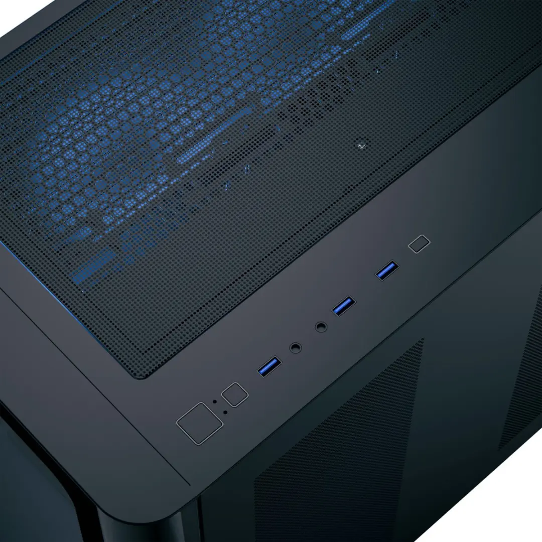 Aerocool P500C Midi Tower - Zwart