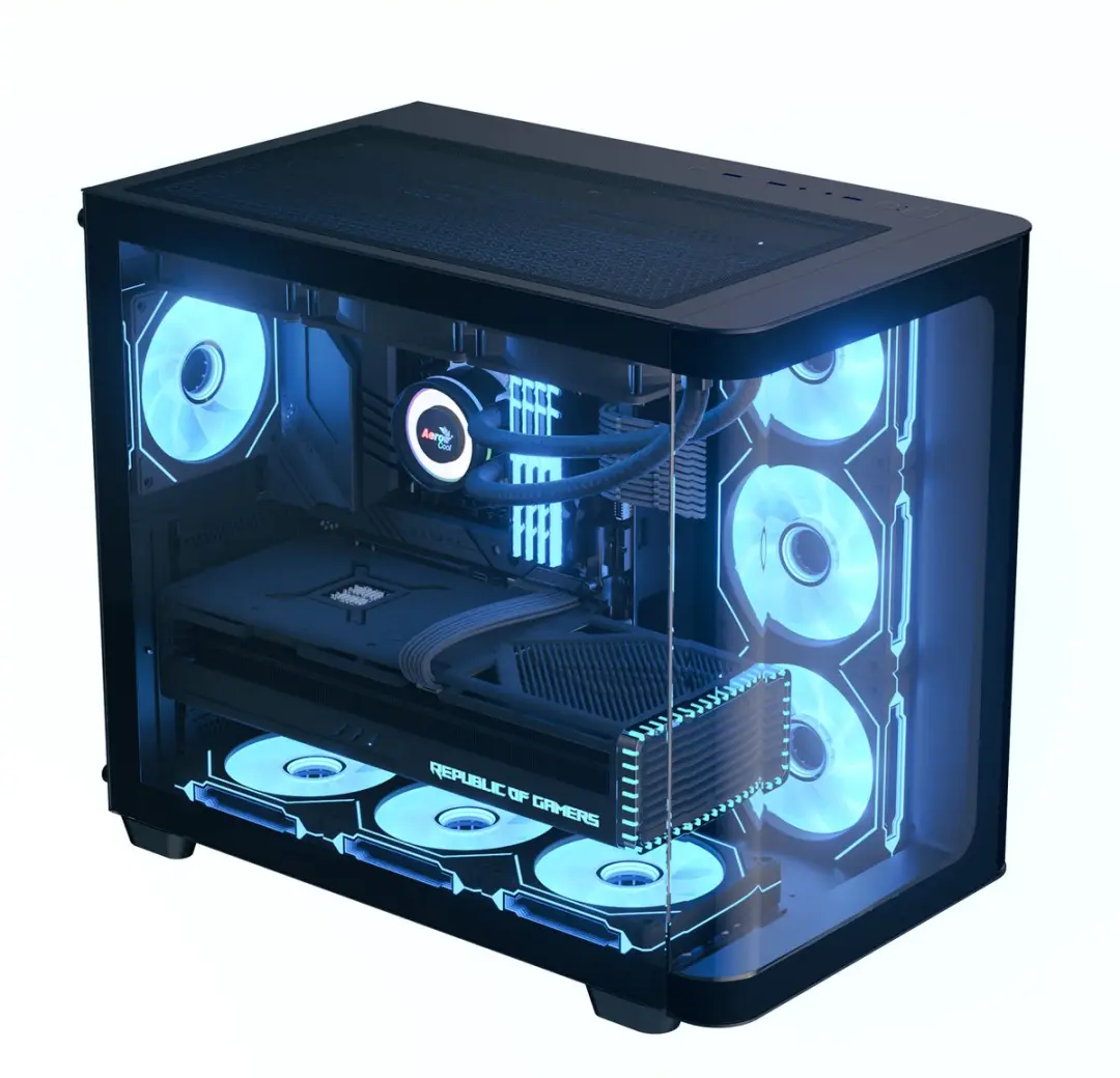Aerocool P500C Midi Tower - Zwart