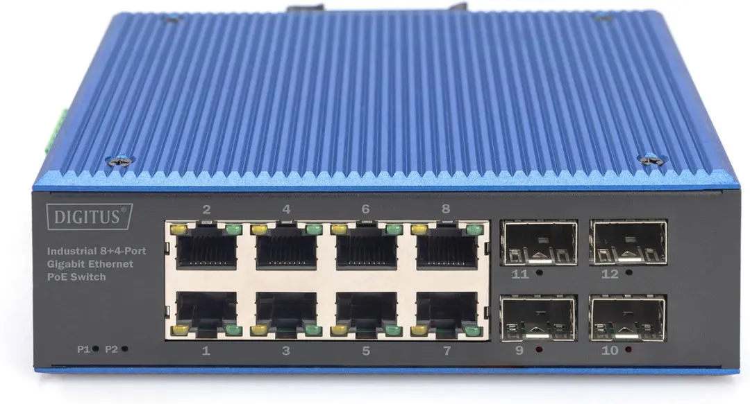 Digitus DN-651153 8-Poort Gigabit Switch PoE - 4 PoE-poorten 30W