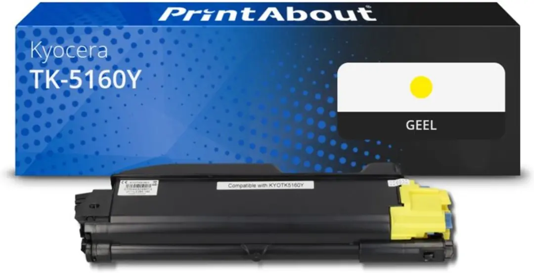 PrintAbout Kyocera TK-5160Y-PA Toner - Geel - 13.000 pagina's