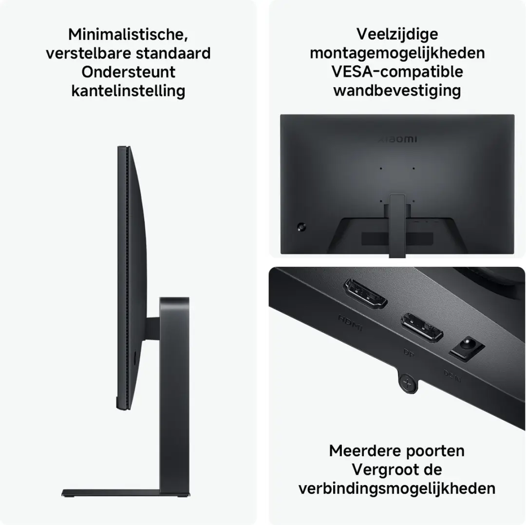 Xiaomi Monitor A24i ELA6416EU - Zwart - afbeelding 6 van 6