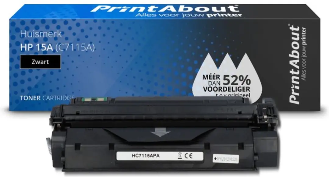 PrintAbout HP 15A C7115A Toner Zwart