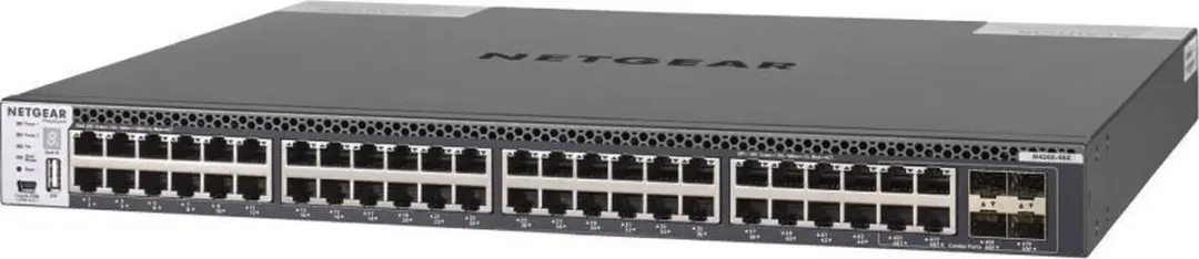 Netgear M4300-48X Managed Switch 48x 10G - Zwart