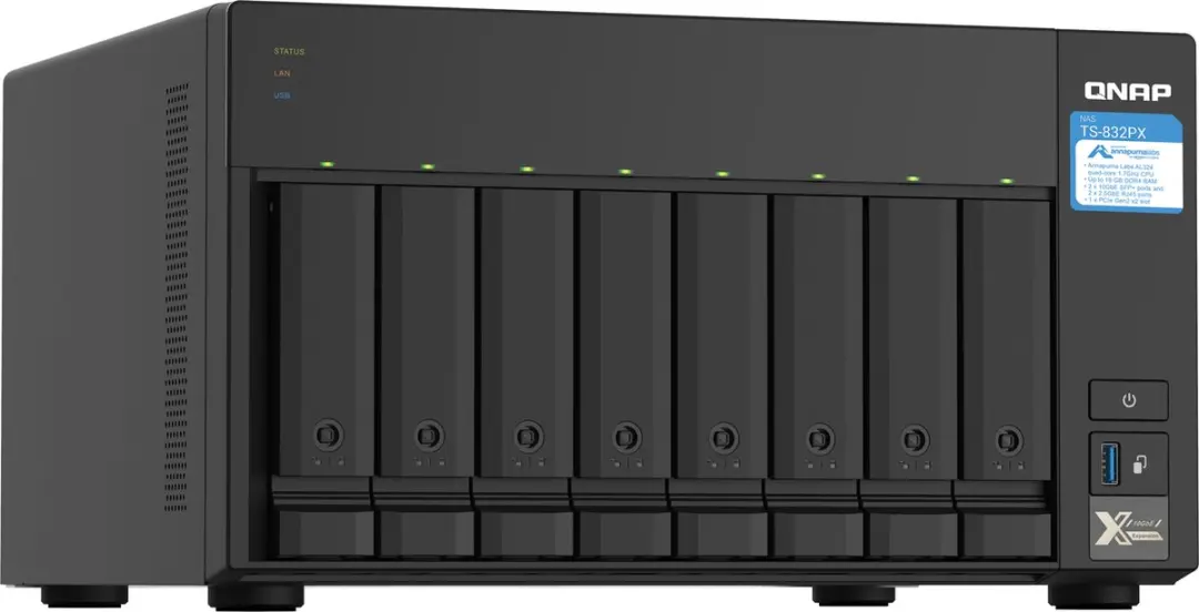QNAP TS-832PX-4G NAS - 8-Bay - 4-Kern
