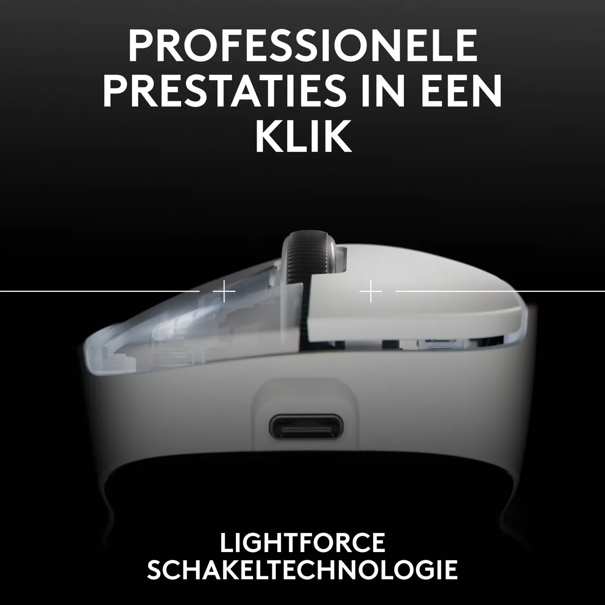 Logitech G Pro X Superlight 2 DEX Gaming Muis - Wit