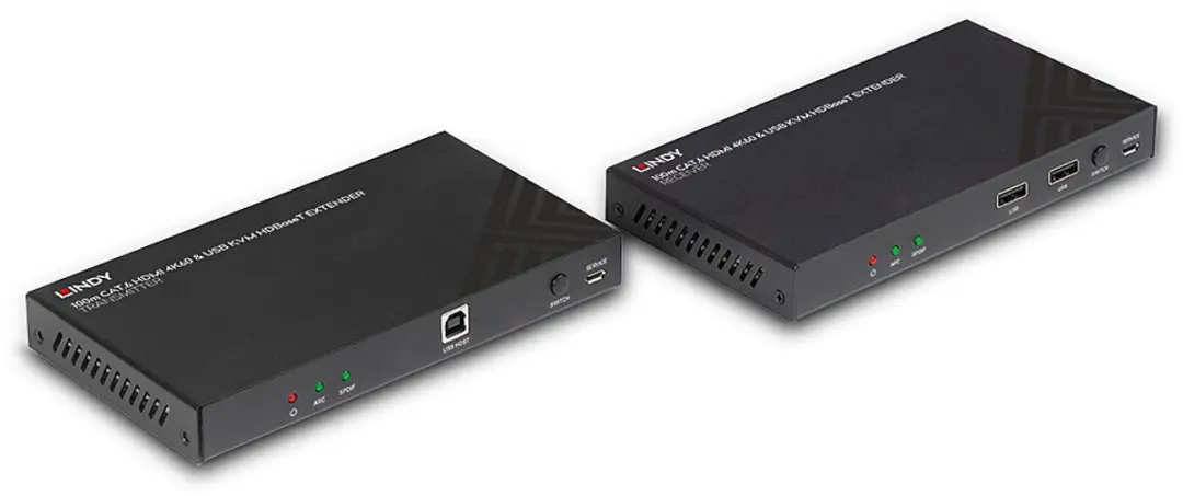 Lindy 38343 KVM-extender - Zwart