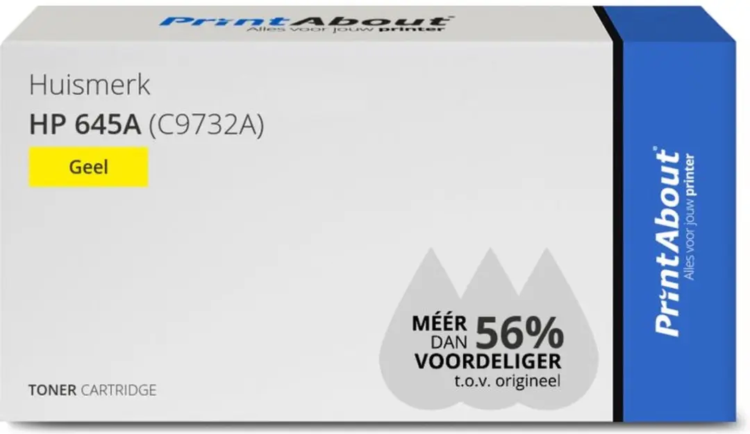 PrintAbout HP 645A C9732A Toner Geel