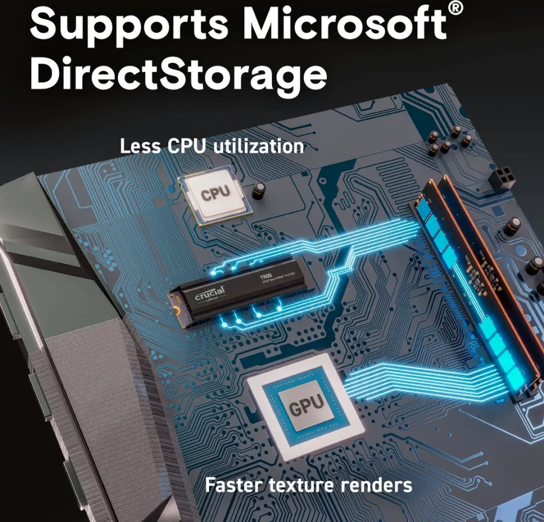 Crucial T500 CT2000T500SSD5 M.2 SSD - 2TB - afbeelding 6 van 6