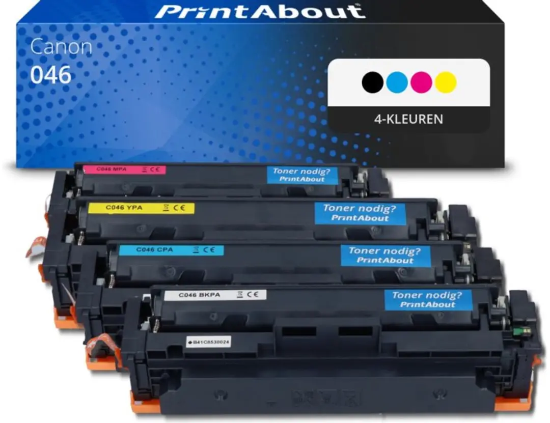 PrintAbout Toner 046 4-kleuren Voordeelbundel
