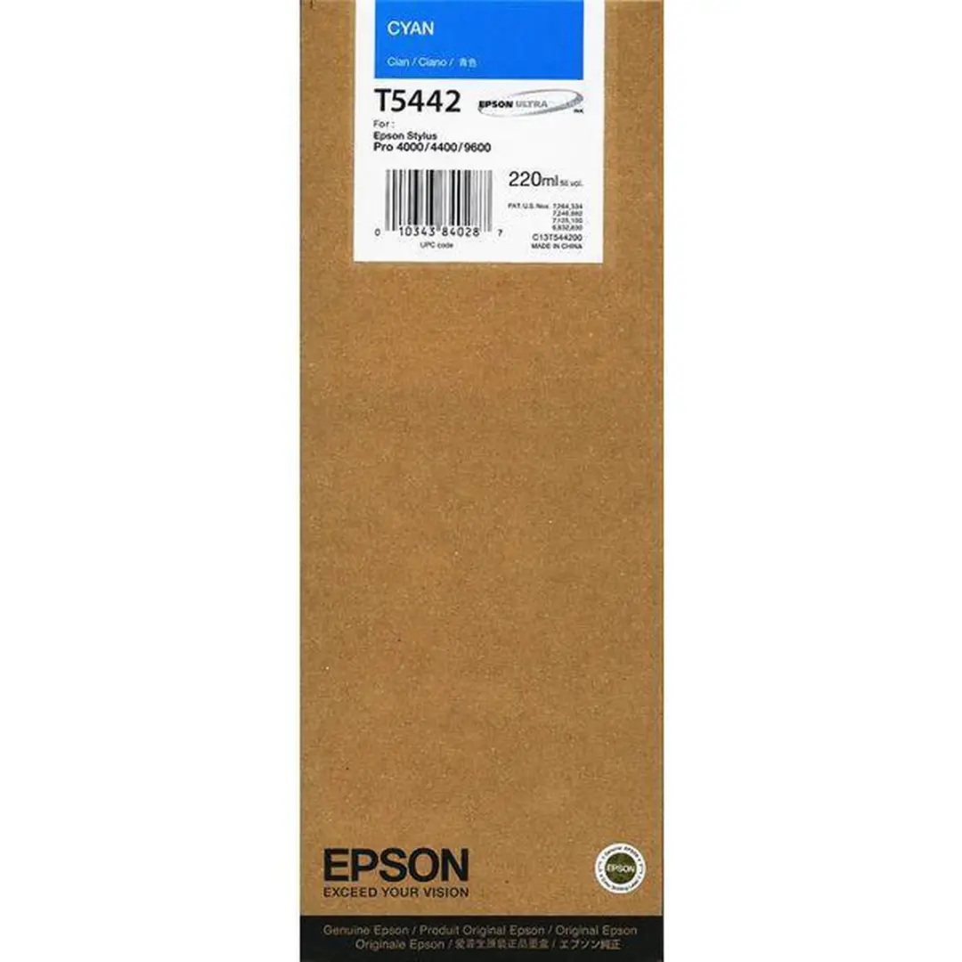 Epson T544200 Cyaan Inktcartridge 220ml