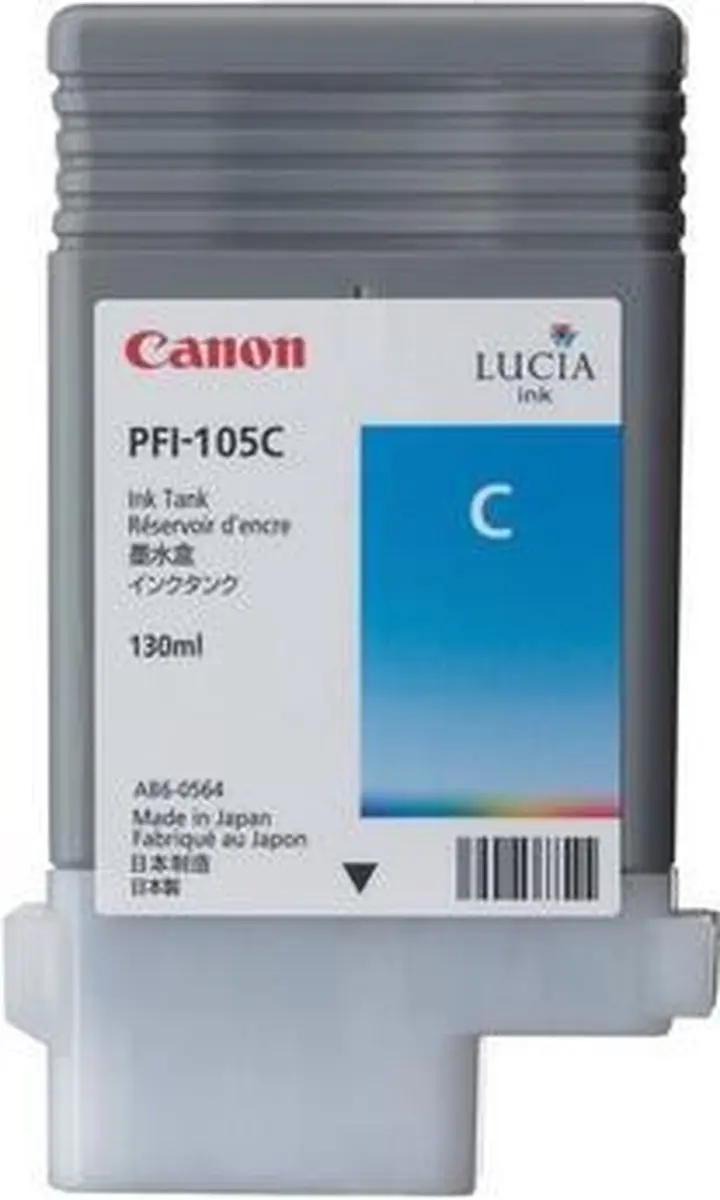 Canon PFI-105C Inktcartridge Cyaan 130ml