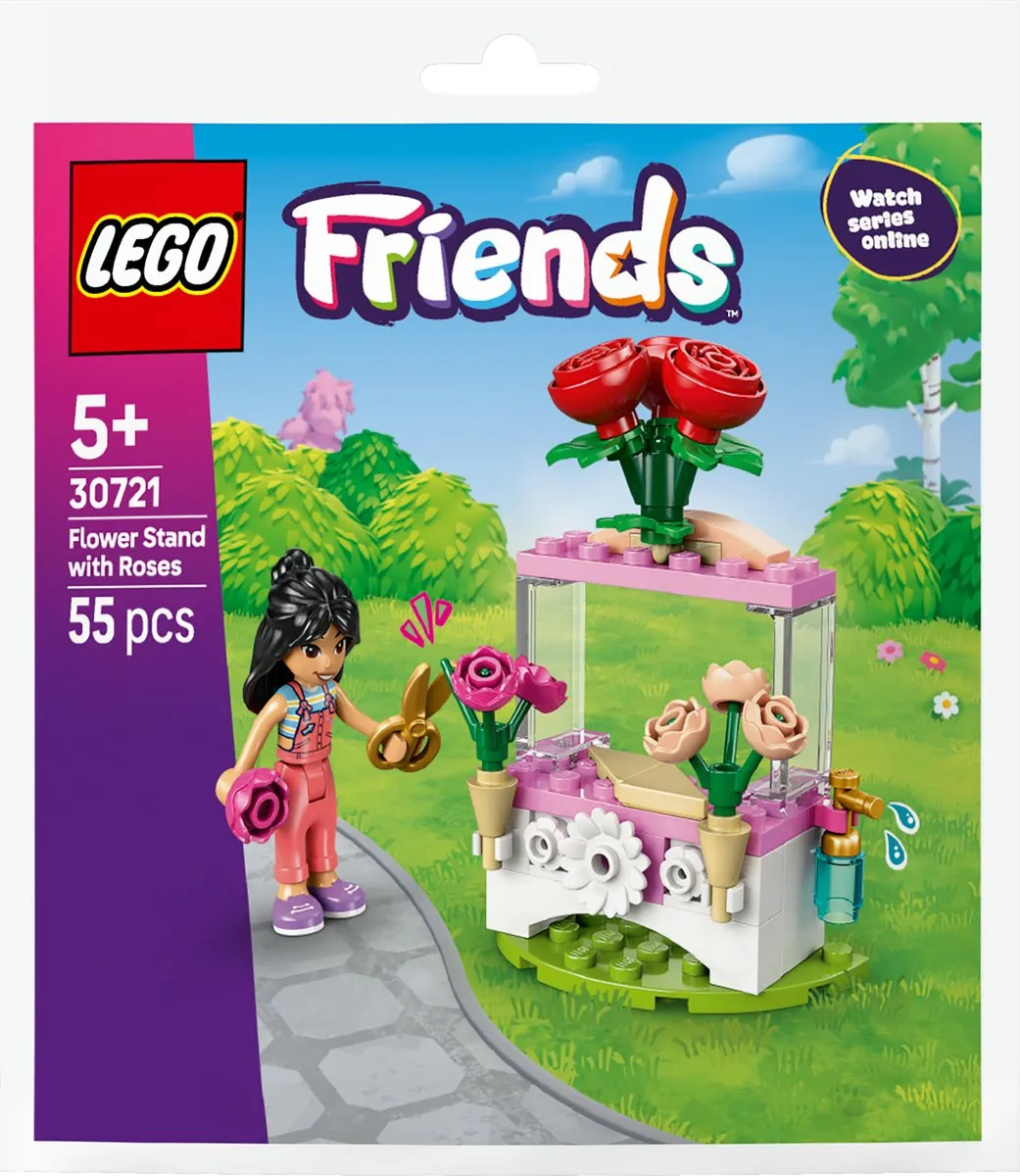LEGO Friends Bloemenkraam met Rozen 30721 - 55 Stukken
