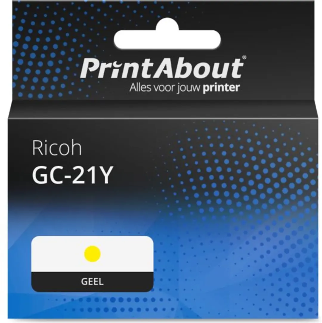 PrintAbout Ricoh GC-21Y Inktcartridge Geel
