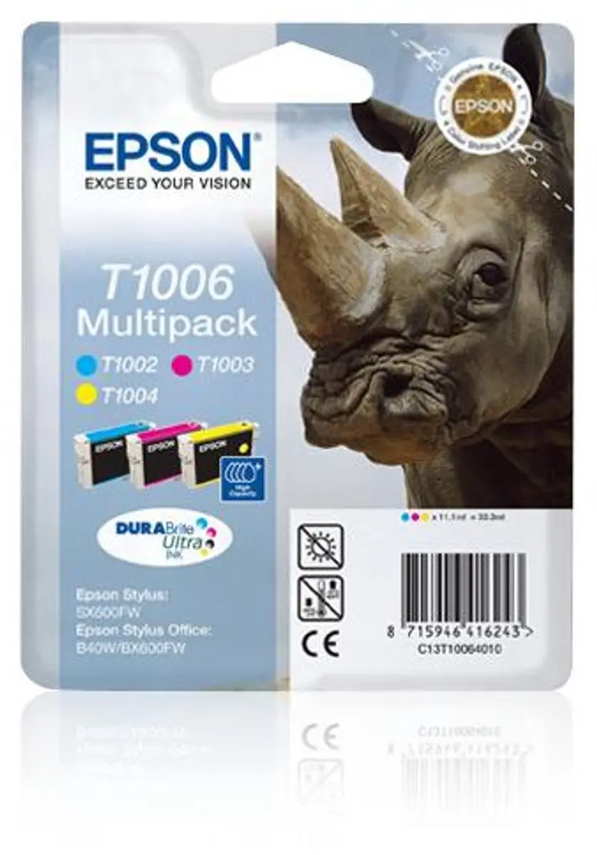 Epson Rhino T1006 DURABrite Ultra Ink - 3-kleur Multipack - XL