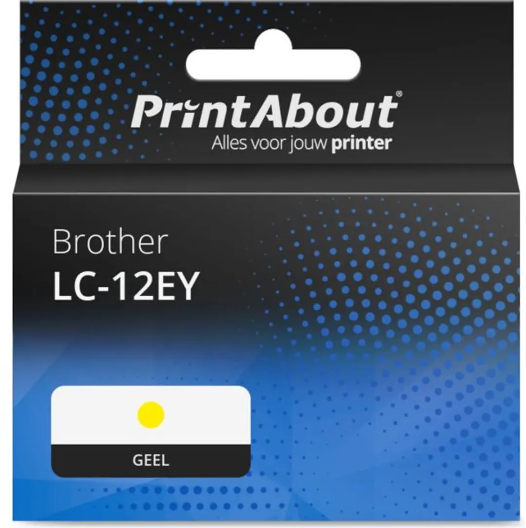 PrintAbout LC-12EY Inktcartridge Geel - 1700 pagina's