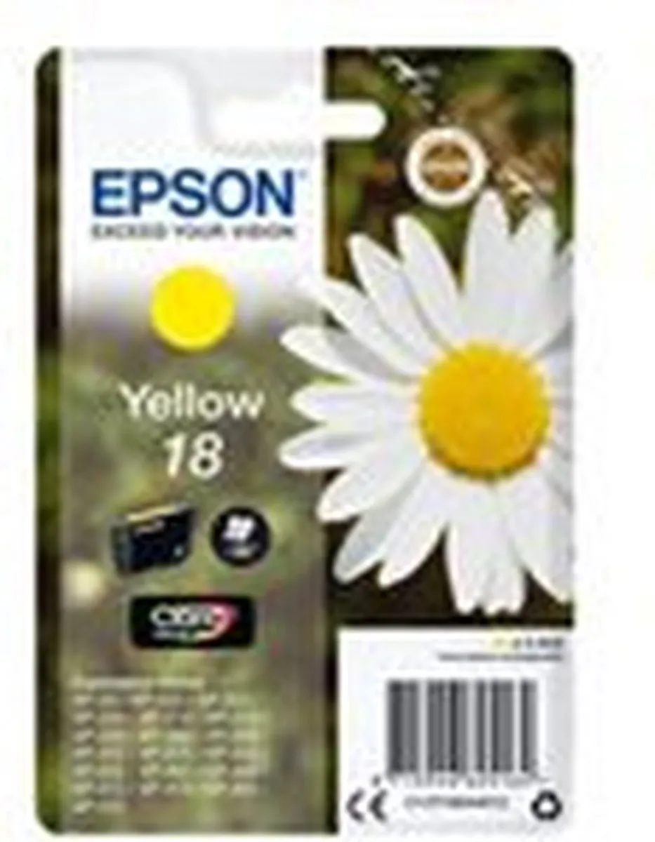Epson C13T18044010 Compatibele Inktcartridge - Geel 3ml