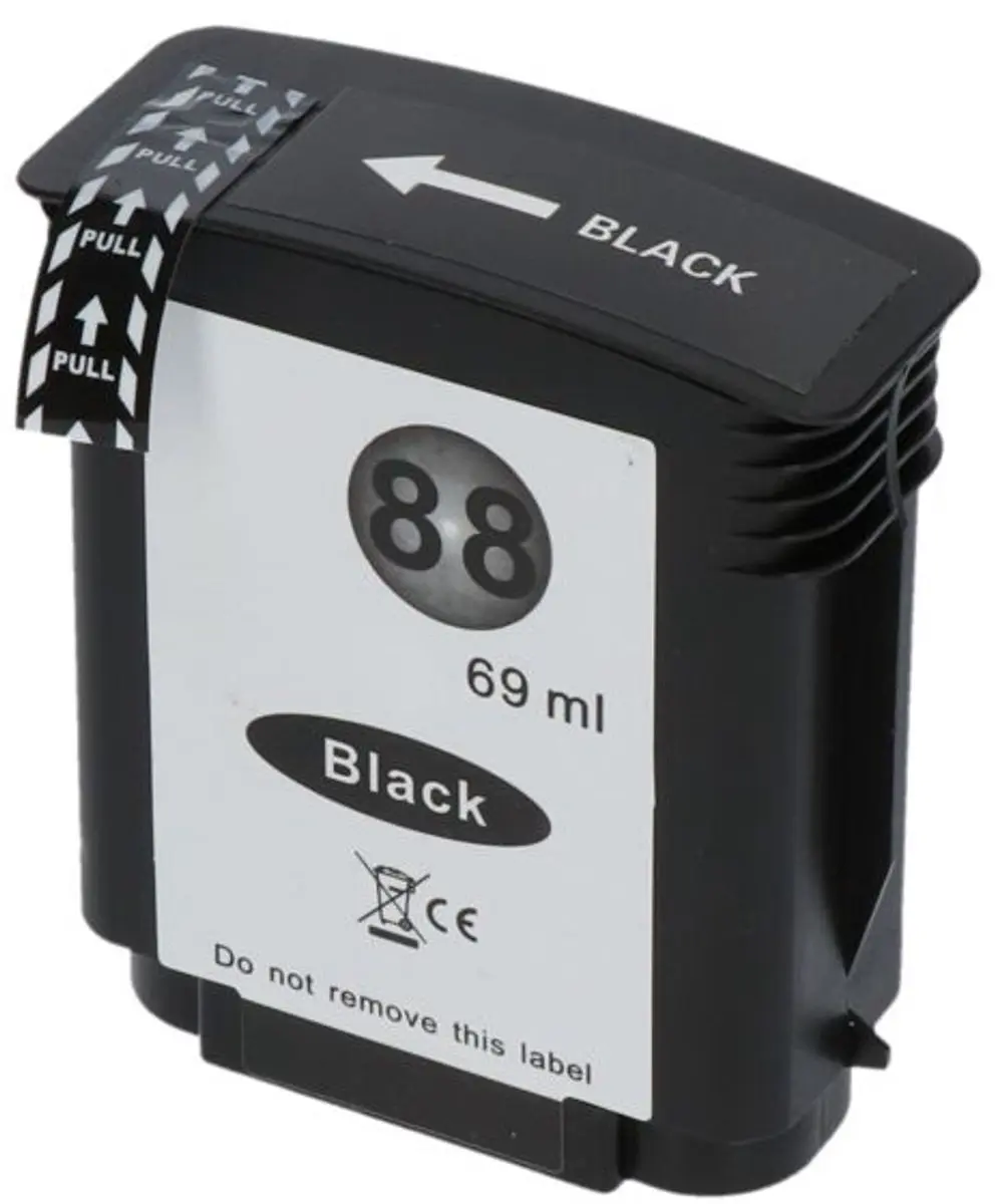 PrintAbout Inktcartridge C9396AE Zwart - 69ml - o.a. HP OfficeJet Pro 8600