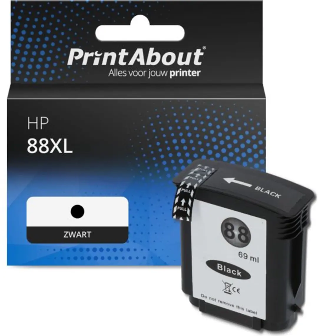 PrintAbout Inktcartridge C9396AE Zwart