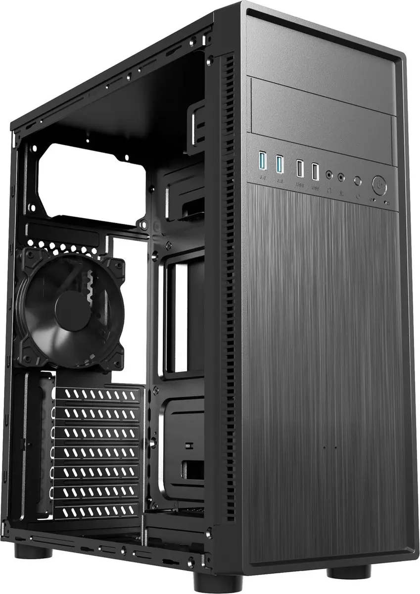 Gembird Fornax 160 Mini Tower - Zwart