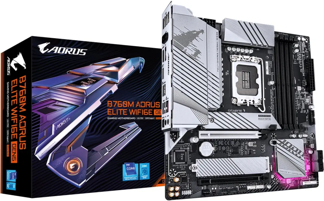 Gigabyte B760M Aorus Elite WiFi6E Gen5 - microATX