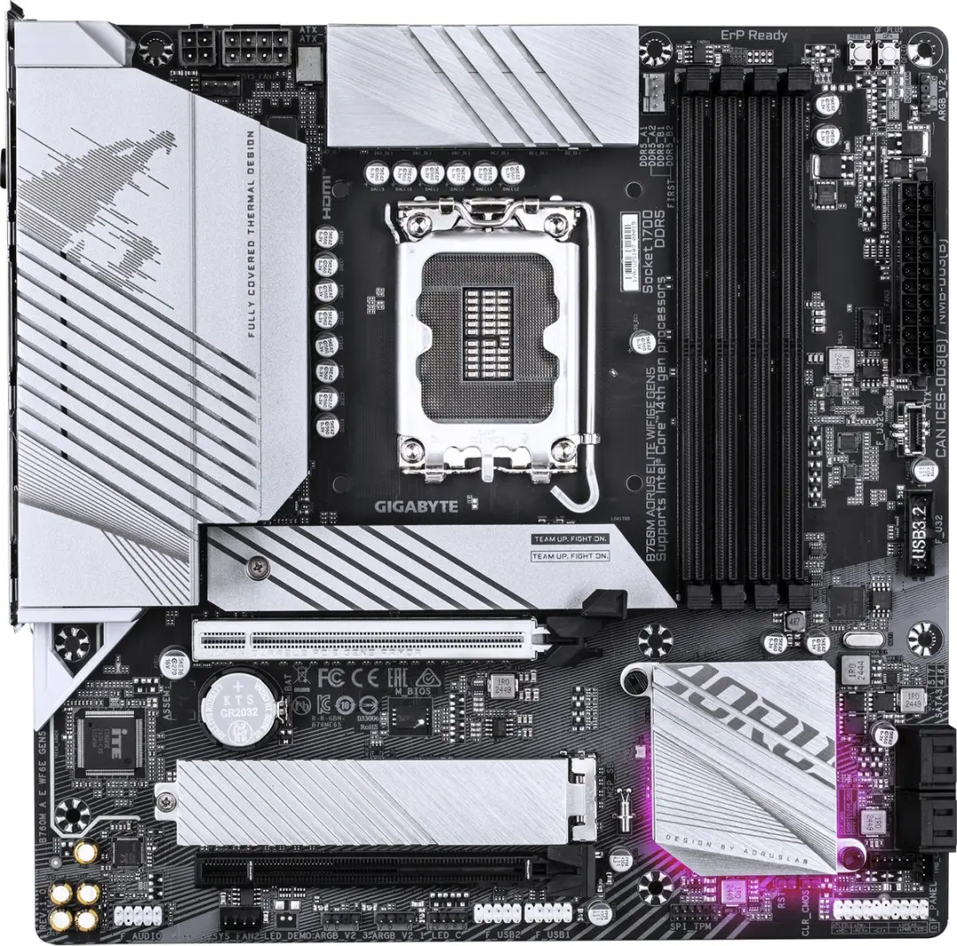 Gigabyte B760M Aorus Elite WiFi6E Gen5 - microATX