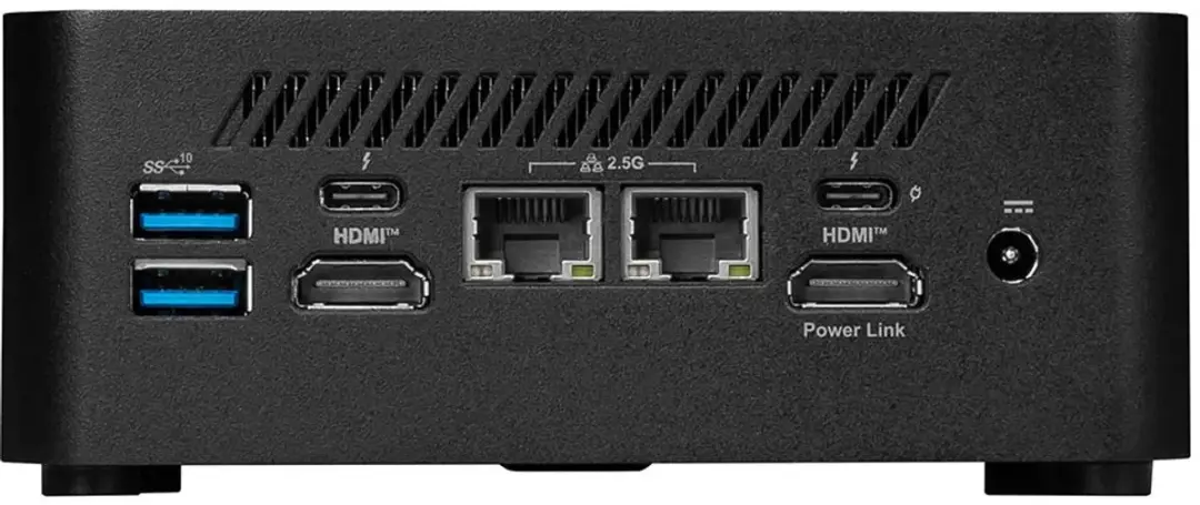 MSI Cubi NUC 13MQG-066BEU Barebone PC - i5-1345U - Zwart - afbeelding 4 van 6