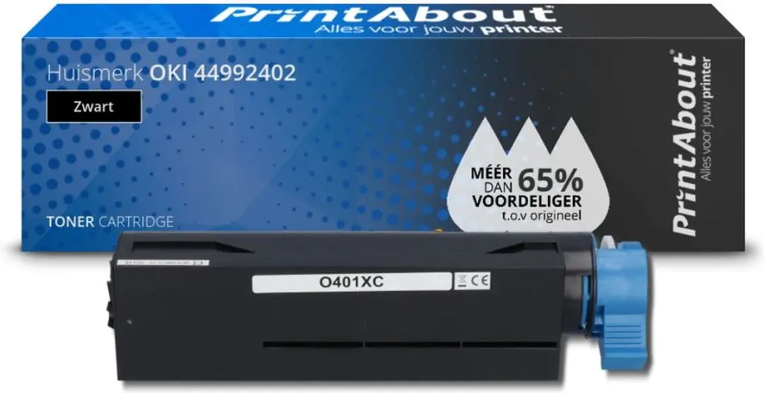PrintAbout OKI 44992402 Toner Zwart