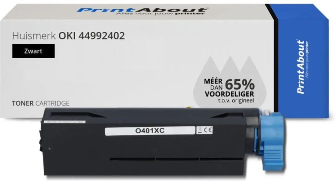 PrintAbout OKI 44992402 Toner Zwart - 2.750 Pagina's