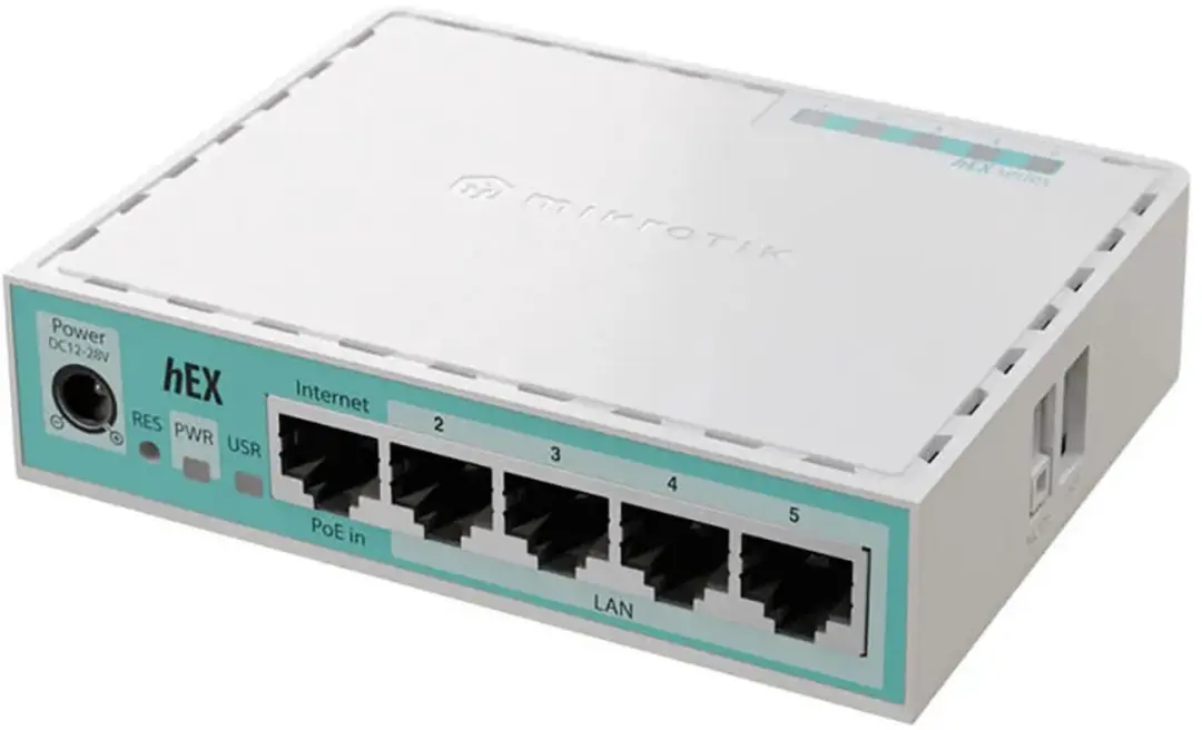 MikroTik hEX E50UG Router - 5x Gigabit - Zilver