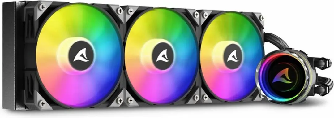 Sharkoon S90 RGB Box Ventilator 3x 12cm